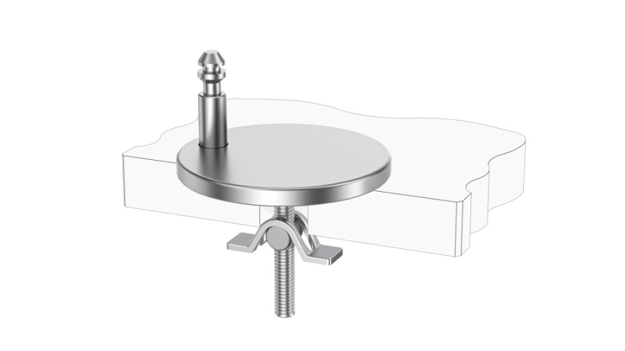 OEM Stainless Steel Arch Top Fixing Base Set for Soft Close Toilet Seat Applications