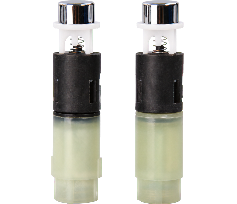 20 mm Diameter Two-Button Soft-Close Damper for Quick-Release Toilet Seats