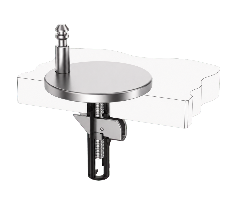 M5 Lift-Off Top Fix Adjustable Toilet Seat Hinge Kit for One-Click Quick-Release Dampers
