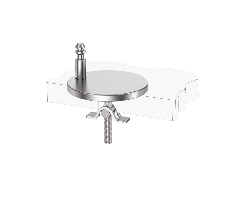 Push-Button Quick-Release Toilet Seat Fixing Kit with Adjustable Base and Arch Top Lock