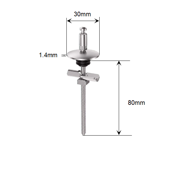 Quick Release Top Fix Toilet Seat Hinge Base with Fixed Mount and Special Lock dimensions