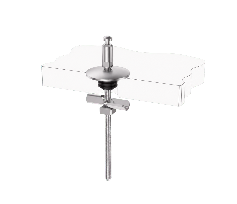 Quick Release Top Fix Toilet Seat Hinge Base with Fixed Mount and Special Lock
