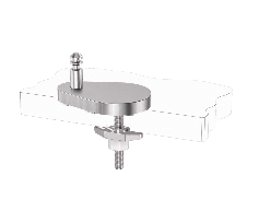 Adjustable Quick Release Top Fix Toilet Seat Hinge with Teardrop Base and Boat Type Lock