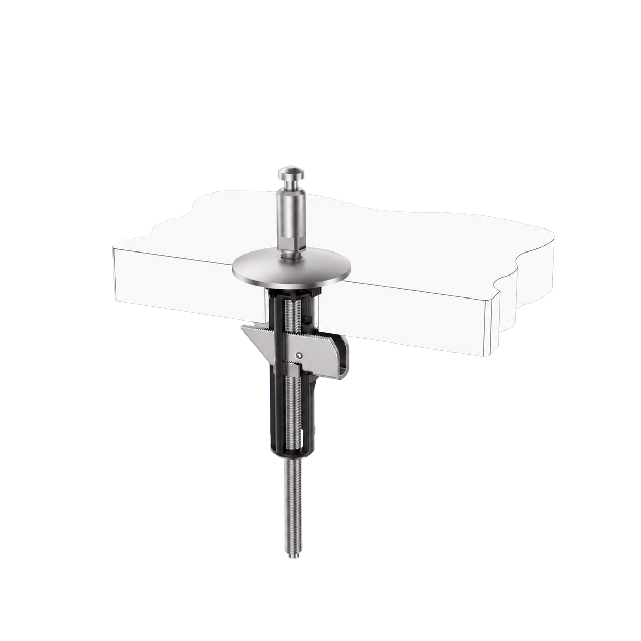 Quick Release Top Fix Toilet Seat Hinge with Fixed Base and M5 Lift-Off Top Fixing product view