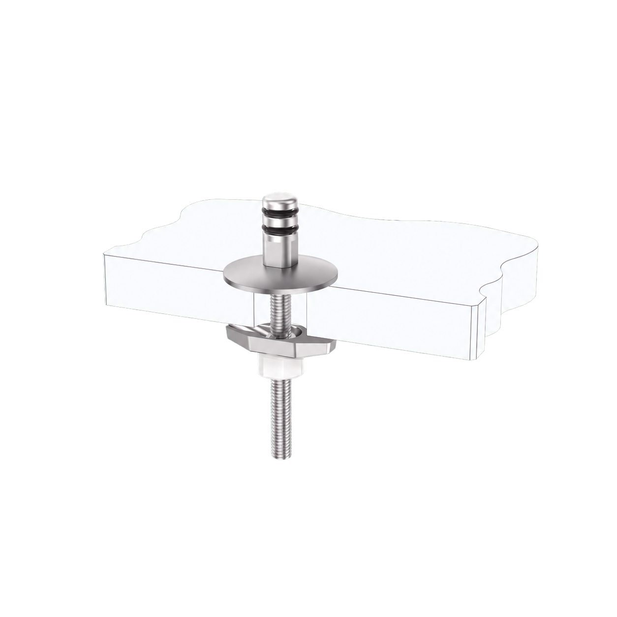 Fixed Lift-Off Quick-Release Toilet Seat Hinge Kit and Boat-Type Top Lock product view