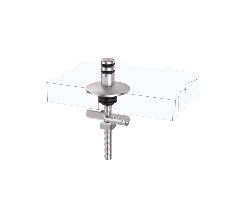 Quick-Release Toilet Seat Top Fixing Kit with Fixed Pull-Out Base and Special Lock