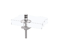 Quick-Release Toilet Seat Top Fixing Kit with Fixed Lift-Off Base and Wedge Lock