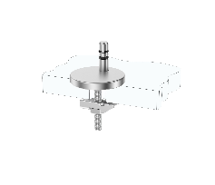 Adjustable Quick-Release Toilet Seat Hinge Kit with Pull-Out Base and Wedge Top Fixing