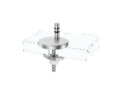 Adjustable Quick-Release Toilet Seat Mounting Kit with Pull-Out Base and Boat-Type Top Lock