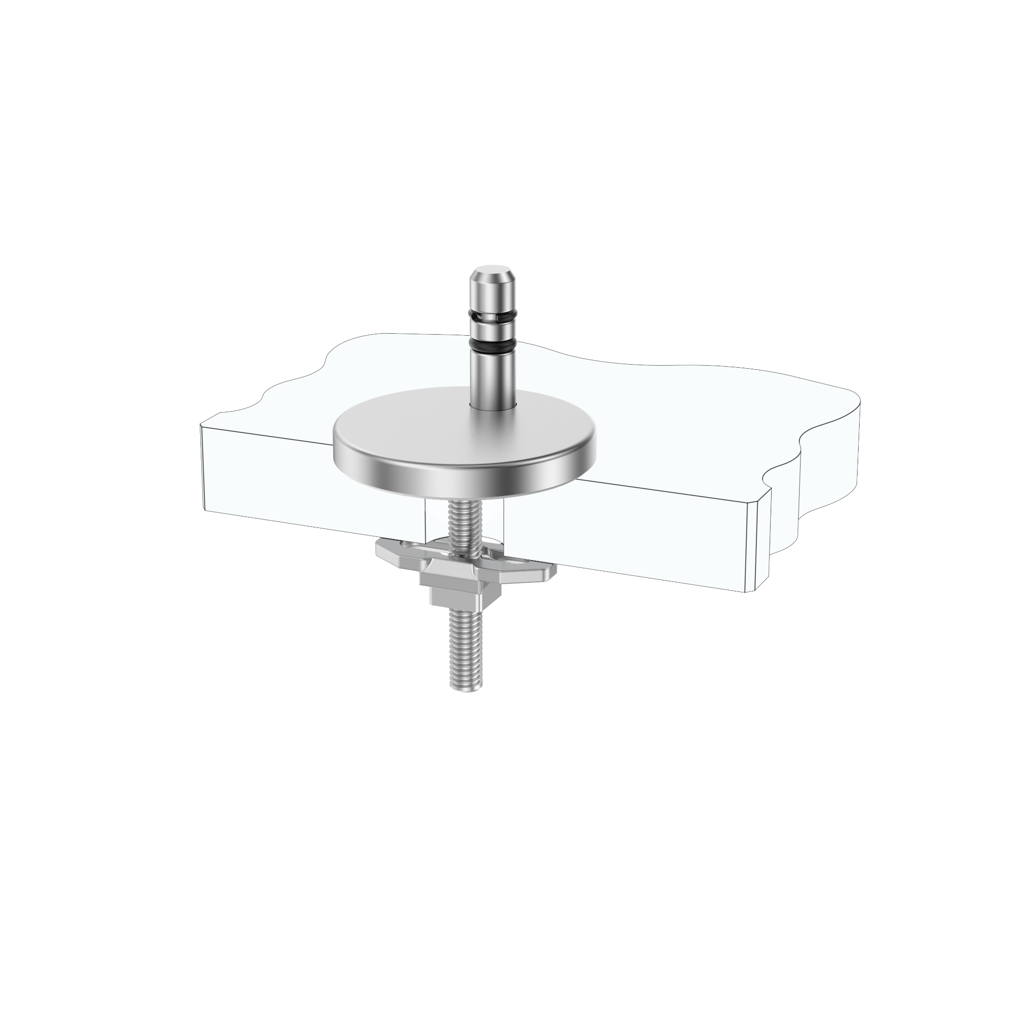 Adjustable Keyless Lift-Off Quick-Release Toilet Seat Hinge Set with Boat-Type Top Fixing product view