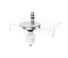 Adjustable Quick-Release Toilet Seat Mounting Kit with Keyless Pull-Out Base and M6 Plastic Nut