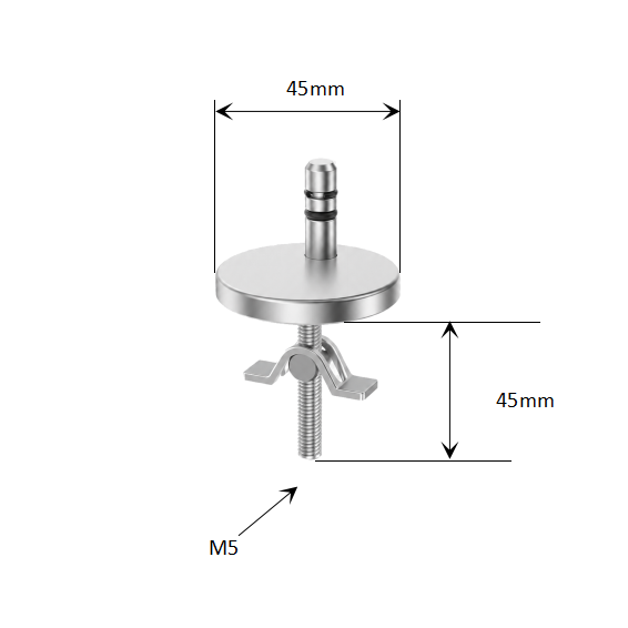 Adjustable Quick-Release Toilet Seat Hinge Kit with Pull-Out Base and Arch Top Lock dimensions