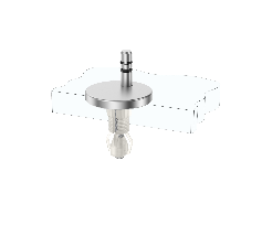 Adjustable Quick-Release Toilet Seat Hinge Kit with Keyless Pull-Out Base and Nylon Expansion Top Fixings