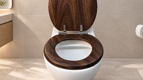 Wooden Toilet Seat