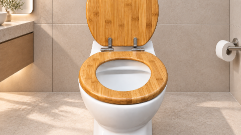 Bamboo Toilet Seat
