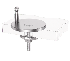 Push-Button Quick-Release Toilet Seat Mounting Kit with Adjustable Base and Boat-Type Top Lock