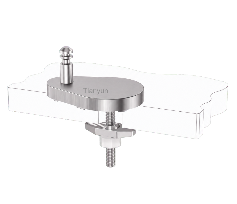 Adjustable Quick Release Top Fix Toilet Seat Hinge with Teardrop Base and Boat Type Lock