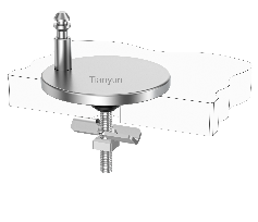 Special Top Lock Adjustable Stainless Steel Push-Button Quick-Release Toilet Seat Mounting Base Set