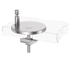 Adjustable Quick-Release Toilet Seat Mounting Base with Wedge-Lock Top Fixing Kit