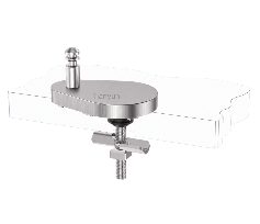 Top Fix Quick Release Toilet Seat Hinge Base Adjustable Teardrop Mount with Special Lock
