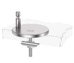 Adjustable Quick-Release Toilet Seat Mounting Kit with Slot Top Lock For Two Button Damper System