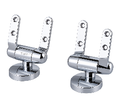 TY-K022 Zinc Alloy Soft-Close Pull Out Quick-Release Hinge for MDF, Wood and Resin Toilet Seats