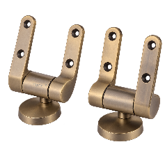 TY-P028AB Antique Bronze Heavy-Duty Soft-Close Toilet Seat Hinges for MDF and Wooden Seats