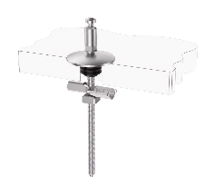 Quick Release Top Fix Toilet Seat Hinge Base with Fixed Mount and Special Lock