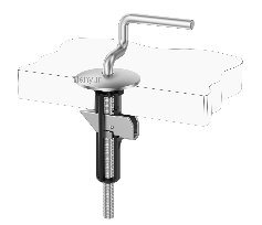 M5 Lift-Up Top Fixing Kit for Traditional Toilet Seat Hinges