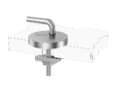 Adjustable Toilet Seat Hinge Base with Wedge-Lock Top Fixing for Traditional WC Seat
