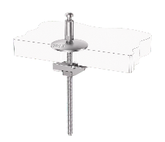 Fixed-Mount Push-Button Quick-Release Toilet Seat Kit with Wedge-Lock Top Fixing