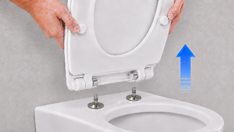 Lift-Off Quick Release Toilet Seat