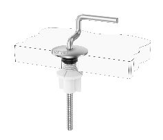 M6 Plastic Wing Nut Bottom Fixing Kit for Traditional Toilet Seats