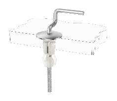 Nylon Expansion Toilet Seat Top Fixing Kit for Standard Lift-and-close Toilet Seats