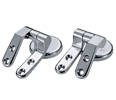 TY-P802 Fixed Round-Base Zinc Alloy Hinges for Classic MDF, Wood and Resin Toilet Seats