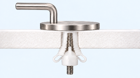 Adjustable Traditional Toilet Seat Hinge Base