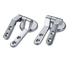 TY-P801 Fixed-Base Zinc Alloy Hinge Set for Classic MDF, Wood and Resin Toilet Seats
