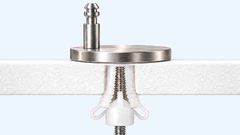 Adjustable Push Button/Lift-Off Quick Release Hinge Base