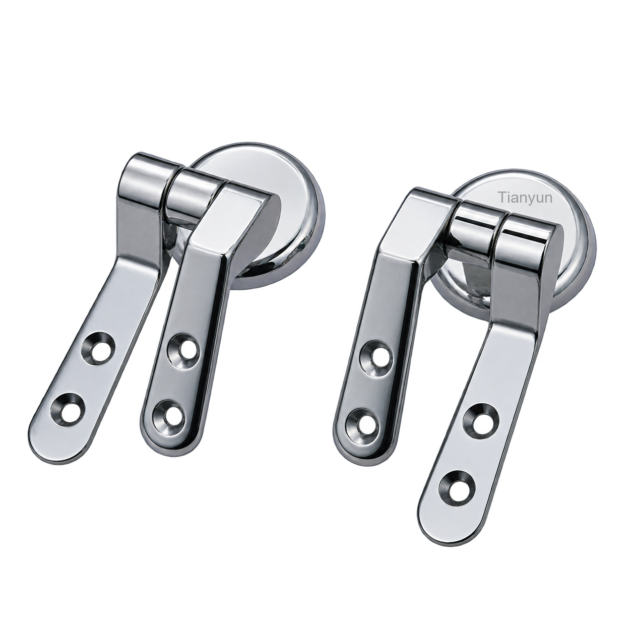 TY-P803 Fixed-Base Zinc Alloy Hinges for Heavy Toilet Seats product view