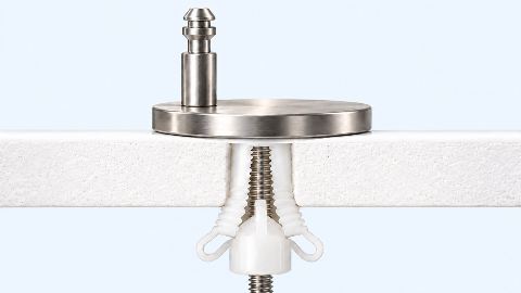 Adjustable Push Button/Lift-Off Quick Release Hinge Base