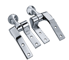 TY-P806 Metal Toilet Seat Hinges with Fixed Bases and Two-Hole Mounting Leaves for OEM/ODM