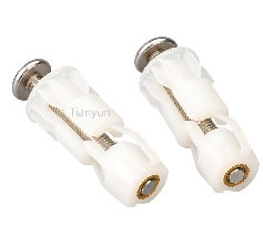 M5 Nylon Expansion Top Fixing for Toilet Seats - Brass Nut Insert