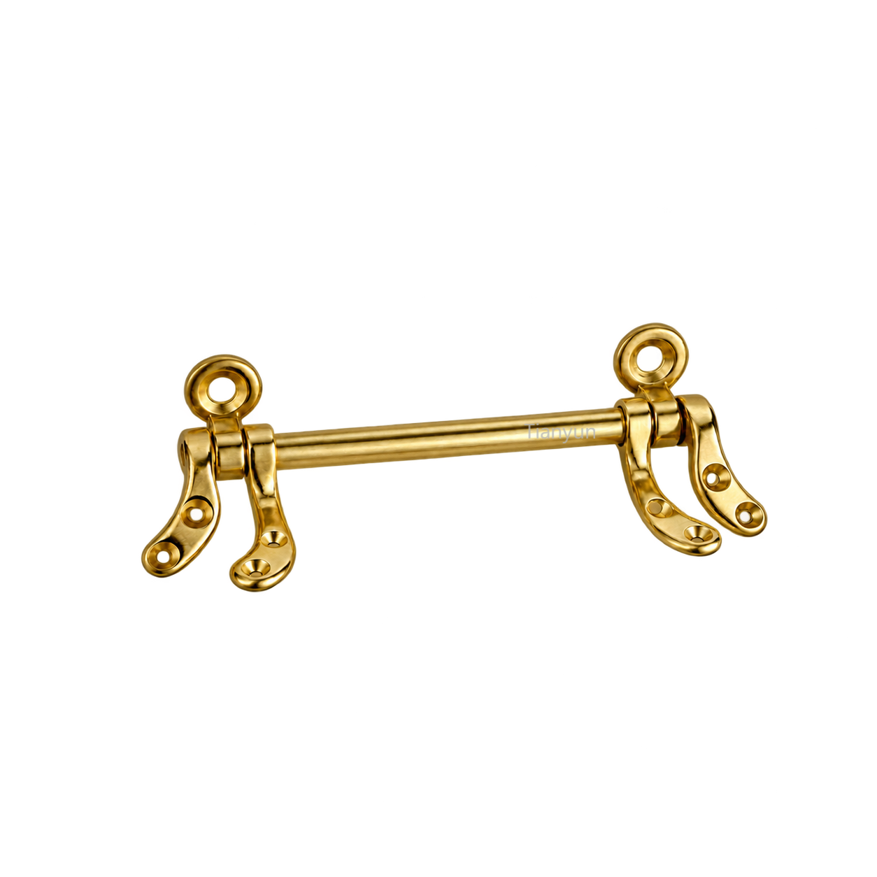 TY-P813 Gold Finish Bottom-Fix Toilet Seat Bar Hinge Assembly with Mounting Hardware for OEM/ODM product view