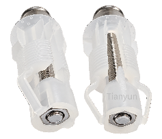 M5 Nylon Expansion Top Fixing for Toilet Seats - Stainless Steel Nut Insert